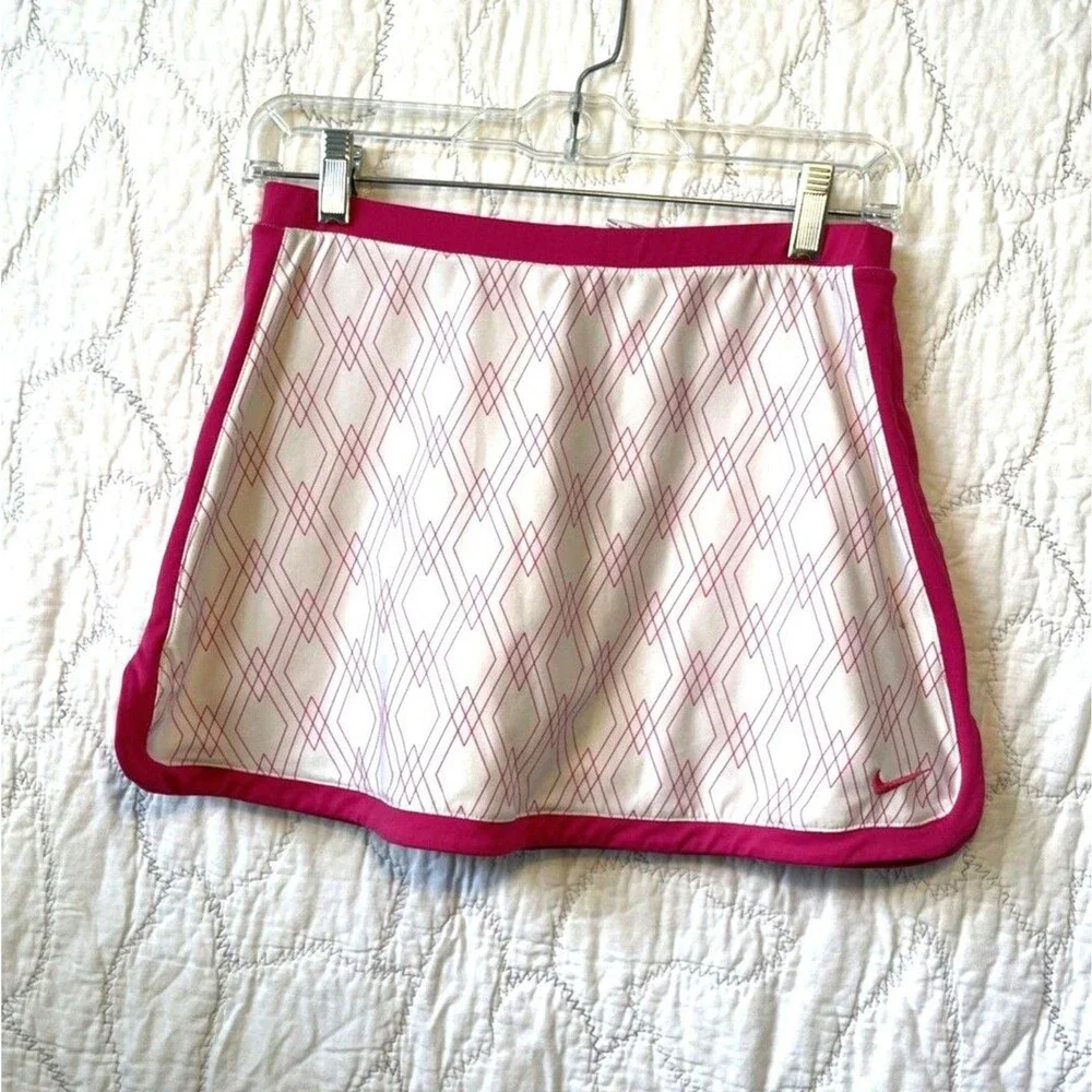 Nike Pink Girls Large  (women’s 0-2 Athletic Skort Stretch Pull On Activewear